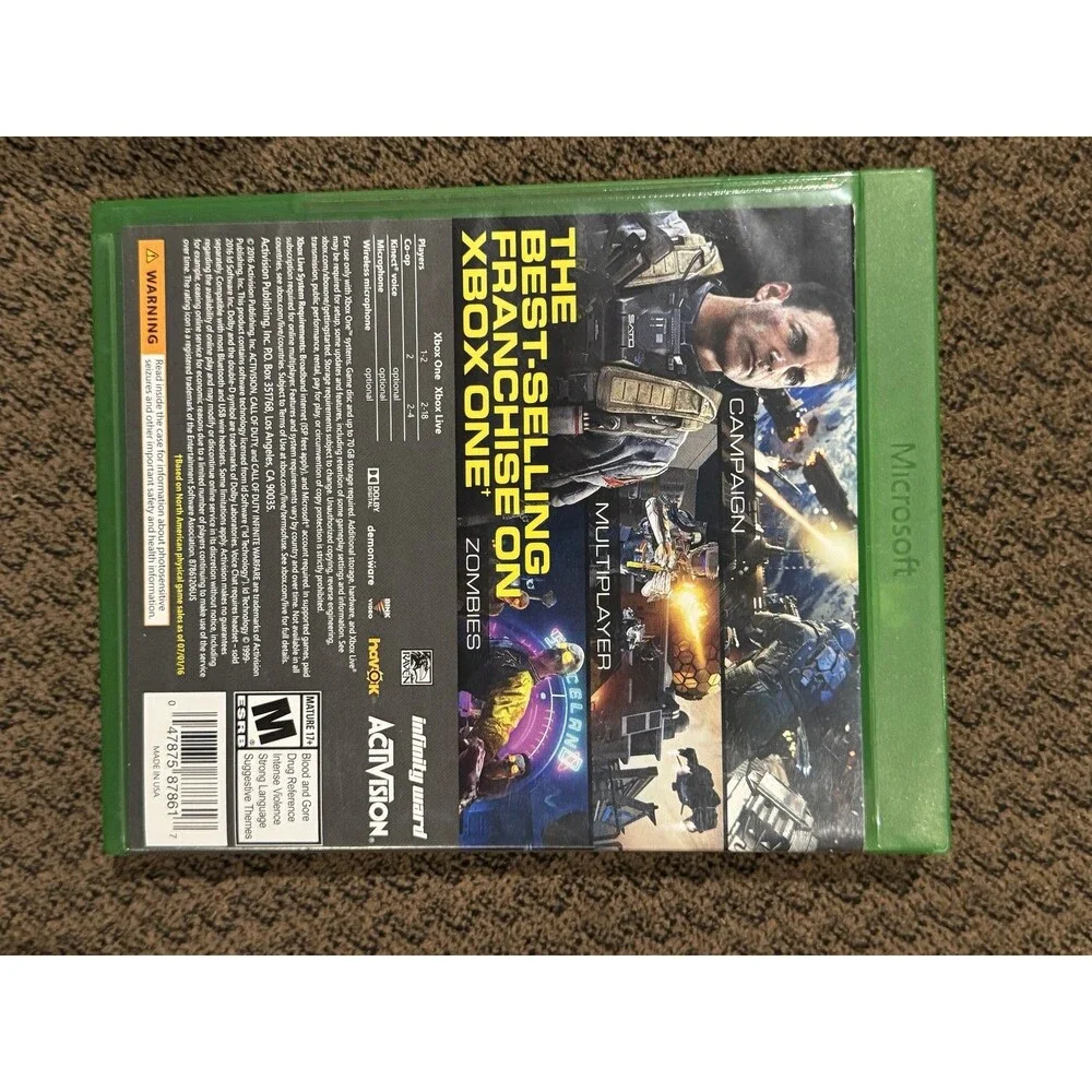 Call of Duty: Infinite Warfare (Xbox One, 2016) - Includes Terminal Map